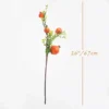 JD ARTIFICIAL PLANTS 4PCS 26 Inch Artificial Pomegranate Branches Fake Greenery Plants For Home Décor Office Restaurant Wedding Garden Patio Shop Window Photography Props(2pcs Red&2pcs Orange)
