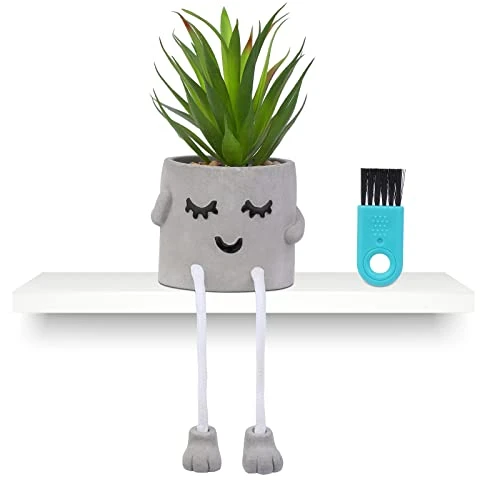 Iuuidu Artificial Potted Plant, Faux Succulent In Pot Emotional Cement Potted Plant Animated Artificial Succulents Decor For Home Living Room Bedroom And Office(Shy) 1 Iuuidu Artificial Potted Plant, Faux Succulent In Pot Emotional Cement Potted Plant Animated Artificial Succulents Decor For Home Living Room Bedroom And Office(Shy)
