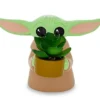 Silver Buffalo Star Wars: The Mandalorian Baby Yoda The Child Grogu 4-Inch Ceramic Mini Planter With Artificial Succulent