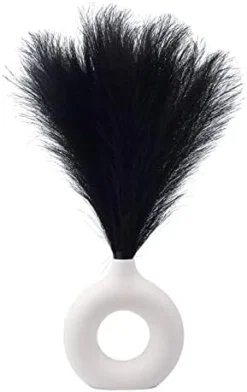 6 PCS Faux Pampas Grass 17"/44cm Artificial Fluffy Pompas Grass Fake Pampas Grass 7 Branches For Wedding Party Bedroom Boho Home Decor (034 Light Pink) -Nearly Natural Store 31lcqrTZOfL. AC