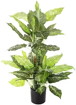 Artificial Sansevieria Snake Plant – 29.5-Inch Potted Fake Upward Foliage For Home Or Office Decoration – Pointed Polyester Leaves By Pure Garden -Nearly Natural Store 412wbHdkLqS. AC