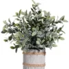 Ifreeside Small Potted Artificial Plants Plastic Fake Greenery Topiary Shrubs For Home Office Farmhouse Bathroom Tabletop Indoor Decor Green Rosemary