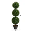 3ft. Boxwood Triple Ball Topiary Artificial Tree (Indoor/Outdoor)