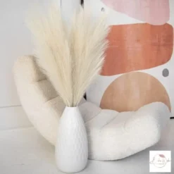 Boho Wish Faux Pampas Grass Decor Tall Set Of 7 PCs -40 Inches Non-Shedding, Floor And Office Vase Filling-Fluffy Floral Branches -Wedding Decor- Home And Bedroom Table Decoration (Brown) -Nearly Natural Store 41K44nAljbL. AC