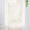 Mkono Macrame Curtain Wall Hanging, Doorway Window Curtains Decor Handwoven Wedding Backdrop Arch, Closet Room Divider Boho Wall Decor, 29" W X 80" L
