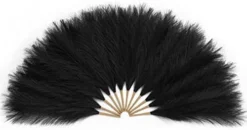 Serwalin Pampas Grass Pink 17.7 Inch 6pcs, Artificial Pampas Grass Faux Pink Pompas Grass Decor, Short Pompous Grass Blush Room Decoration, Wedding Centerpieces Mothers Day Pink Home Decor -Nearly Natural Store 41WZH97q0UL. AC