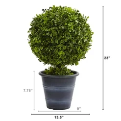 Nearly Natural 4560 23" Boxwood Ball Topiary -Nearly Natural Store 41Z6hyYp6FL