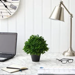 Nearly Natural Mini 10in. Boxwood Topiary Artificial Plant UV Resistant (Indoor/Outdoor), Green -Nearly Natural Store 41fUV3tQWmL