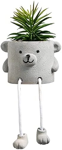 AEMYMTW Fake Potted Plants – Cute Artificial Succulents With Funny Ceramic Pot – Animated Hanging Plants Artificial Décor For Home And Office – Safe And Secure Packaging - 6.9 X 5.29 X 5.25 Inch 7 AEMYMTW Fake Potted Plants – Cute Artificial Succulents With Funny Ceramic Pot – Animated Hanging Plants Artificial Décor For Home And Office – Safe And Secure Packaging - 6.9 X 5.29 X 5.25 Inch - Image 7