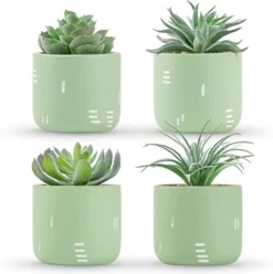 Der Rose 2 Packs Fake Plants Succulents Plants Artificial For Living Room Bedroom Aesthetic Decor -Nearly Natural Store 41iWtHZbnkL. AC