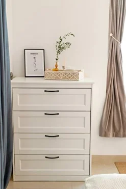 Mkono Macrame Decorative Tray Boho Home Decor Basket With Wooden Handles Handmade Woven Jewelry Perfume Makeup Storage Organizer For Vanity, Dresser, Countertop, Bedroom, Living Room, 14''L X 10''W -Nearly Natural Store 41ji1zMLNbL