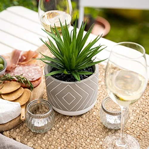 Kurrajong Farmhouse 8" X 4.5" Beautiful Fake Plant | Artificial Potted Plant Decor | Faux Plant | Artificial Succulent Plants Potted For Home Decor Indoor | Fake Potted Plant | Fake Succulents 5 Kurrajong Farmhouse 8" X 4.5" Beautiful Fake Plant | Artificial Potted Plant Decor | Faux Plant | Artificial Succulent Plants Potted For Home Decor Indoor | Fake Potted Plant | Fake Succulents - Image 5