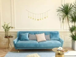 Mkono Moon Phase Wall Hanging Boho Aesthetic Room Decor Metal Moons Garland Hanging Art Bohemian Home Decoration For Girls Room Nursery Bedroom Livingroom Dorm, Ideal Gift, Gold, 50" -Nearly Natural Store 5197MUBwpVL