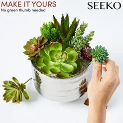 Seeko Artificial Succulents (14 Pack) - Premium Succulent Plants Artificial - Realistic Faux Succulents - Unpotted Textured Fake Succulents Decor For DIY - Fake Plants -Nearly Natural Store 51Kv0oX1LVL