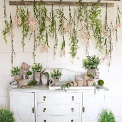 Flojery Mini Potted Plants Artificial Eucalyptus Boxwood Rosemary Greenery In Pots Faux Potted Herbs Small House Plants 8.3"-9" Tall For Indoor Greenery Tabletop Décor Centerpiece (Sprayed Eucalyptus) -Nearly Natural Store 51Nuowb0NJL