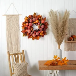 Nearly Natural 4648 Harvest Wreath Fall, 28-Inch -Nearly Natural Store 51RjktIUGvL