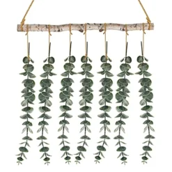 24pcs Eucalyptus Stems Decor, Real Touch Fake Eucalyptus For Flower Arrangements, Artificial Eucalyptus Leaves Faux Greenery Branches Bulk For Home Office Centerpiece Wedding Bouquet Decoration -Nearly Natural Store 51Vrv9Hd6TL