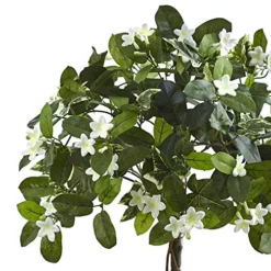 Nearly Natural Stephanotis Topiary With Planter, 3' -Nearly Natural Store 51ZchqK7t6L