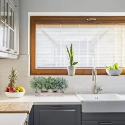 Set Of 3 Mini Potted Artificial Eucalyptus Plants Faux Rosemary Plant Assortment With Wood Planter Box For Indoor Office Desk Apartment Wedding Tabletop Greenery Decorations 8.7" Tall -Nearly Natural Store 51asBSATvmL