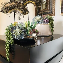 Caqpo Artificial Succulents - 15 Pack - Premium Unpotted Succulent Plants Artificial - Realistic Textured Succulents - Fake Succulent Plants For DIY - Faux Cactus Plant Bulk - Feaux Succulent Plants -Nearly Natural Store 51cuH8IHq9L