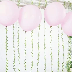 Naidiler 265 Ft Leaf Ribbon, Artificial Vines Leaves String Trim Ribbon Wild Jungle Botanical Greenery For Baby Shower Party Wedding Home Wreaths & DIY Craft -Nearly Natural Store 51gZlKyLrhL