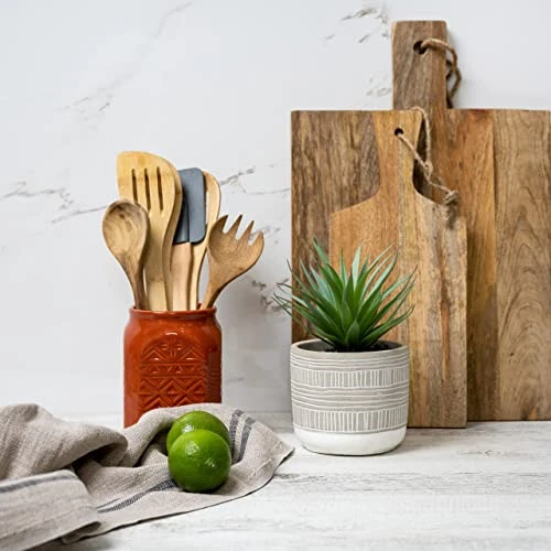 Kurrajong Farmhouse 8" X 4.5" Artificial Plant In Pot | Beautiful Faux Plant For Bedroom Decor | Fake Plant For Shelf Decor | Realistic Faux Succulent For Desk Decor | Artificial Succulent Plant Decor 5 Kurrajong Farmhouse 8" X 4.5" Artificial Plant In Pot | Beautiful Faux Plant For Bedroom Decor | Fake Plant For Shelf Decor | Realistic Faux Succulent For Desk Decor | Artificial Succulent Plant Decor - Image 5