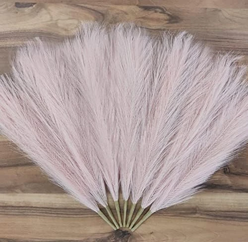 Efolki 7 PCS Artificial Faux Pampas Grass Farmhouse Boho Decor 17" Small-tall Pompous Grass,bedroom Living Room Decor,kitchen Home Office Decor, Vase Filler Fake Grass Flowers Plants,fall Spring Decor 4 Efolki 7 PCS Artificial Faux Pampas Grass Farmhouse Boho Decor 17" Small-tall Pompous Grass,bedroom Living Room Decor,kitchen Home Office Decor, Vase Filler Fake Grass Flowers Plants,fall Spring Decor - Image 4
