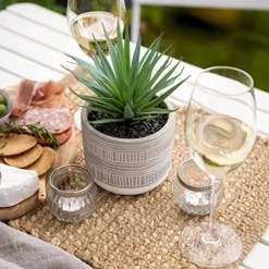 Kurrajong Farmhouse 8" X 4.5" Artificial Plant In Pot | Beautiful Faux Plant For Bedroom Decor | Fake Plant For Shelf Decor | Realistic Faux Succulent For Desk Decor | Artificial Succulent Plant Decor 8 Kurrajong Farmhouse 8" X 4.5" Artificial Plant In Pot | Beautiful Faux Plant For Bedroom Decor | Fake Plant For Shelf Decor | Realistic Faux Succulent For Desk Decor | Artificial Succulent Plant Decor -Nearly Natural Store 51pV0Bf2m4L