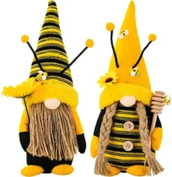 ZTML MS Succulents Air Plants Gnomes, 2Pcs Mr And Mrs Handmade Green Plants Gnomes Plush With Slender Leaves For Plant Stand Indoor Decor, Swedish Plush For Summer Living Room Office Desk Decor -Nearly Natural Store 51pjmxSEyzL. AC