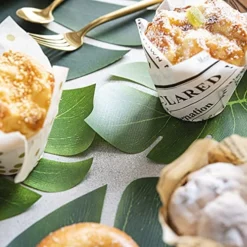 66 Pcs Artificial Palm Leaves Tropical Monstera Fake Large Green Leaf Table Wall Decoration For Jungle Safari Hawaiian Luau Party BBQ Beach Bridal Shower Wedding Birthday Classroom Supplies(3 Size) -Nearly Natural Store 51sdtdEKZpS