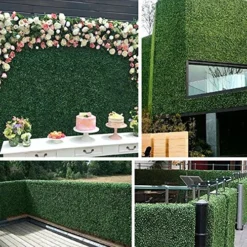 · Petgrow · Realistic & Thick Artificial Hedge Boxwood Fence Privacy Screen Panels, UV Protection Fresh Faux Foliage Backdrop Wall Decor For Indoor Outdoor, 72 Pack 20 · Petgrow · Realistic & Thick Artificial Hedge Boxwood Fence Privacy Screen Panels, UV Protection Fresh Faux Foliage Backdrop Wall Decor For Indoor Outdoor, 72 Pack -Nearly Natural Store 614Mm9NAeFL