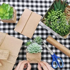 Set Of 3 Small Potted Succulents Plants Arrangement Decoration Assorted Green Fake Succulents Aloe In Rusitc Wooden Pots For Home Living Room Bathroom Table Windowsill Shelf Office Desk Indoor Decor -Nearly Natural Store 61DUJwCmnwL