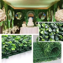 · Petgrow · Realistic & Thick Artificial Hedge Boxwood Fence Privacy Screen Panels, UV Protection Fresh Faux Foliage Backdrop Wall Decor For Indoor Outdoor, 72 Pack 21 · Petgrow · Realistic & Thick Artificial Hedge Boxwood Fence Privacy Screen Panels, UV Protection Fresh Faux Foliage Backdrop Wall Decor For Indoor Outdoor, 72 Pack -Nearly Natural Store 61DtFDtN8EL. AC