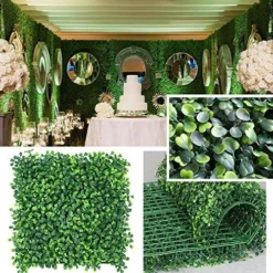 · Petgrow · Realistic & Thick Artificial Hedge Boxwood Fence Privacy Screen Panels, UV Protection Fresh Faux Foliage Backdrop Wall Decor For Indoor Outdoor, 72 Pack 26 · Petgrow · Realistic & Thick Artificial Hedge Boxwood Fence Privacy Screen Panels, UV Protection Fresh Faux Foliage Backdrop Wall Decor For Indoor Outdoor, 72 Pack -Nearly Natural Store 61HWO2sRD0L. AC 4