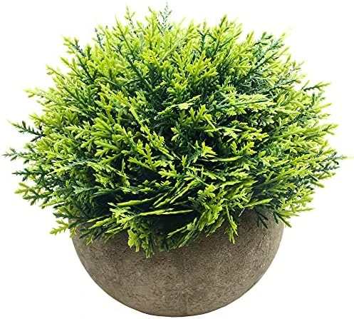 Svenee Mini Fake Cypress Cedar Plants For Bathroom Home Office Desk Decor, Small Artificial Faux Greenery For Farmhouse Decorations (Potted Plants) (2) 6 Svenee Mini Fake Cypress Cedar Plants For Bathroom Home Office Desk Decor, Small Artificial Faux Greenery For Farmhouse Decorations (Potted Plants) (2) - Image 6