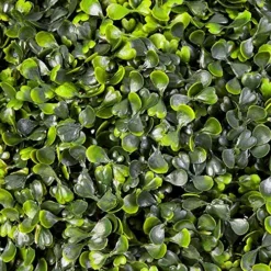 Nearly Natural 6404 Artificial Plant (Indoor/Outdoor) 28â€ Boxwood Topiary Ball In White Tower Planter, Green,15"Dx15"Wx28"H -Nearly Natural Store 61V50gZs62L