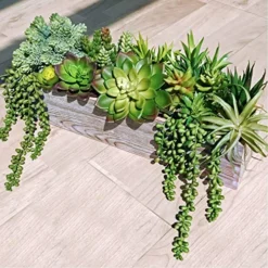 Winlyn 15 Pcs Artificial Succulents Unpotted Bulk Small Faux Succulent Plants Hanging Succulents Hops Aloe For Succulent Garden Wreath Floral Arrangement Indoor Outdoor Green Decor -Nearly Natural Store 61aBrrPmaoL