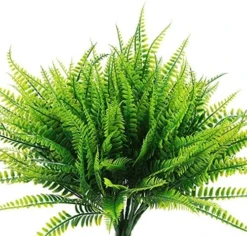 8 Pcs Artificial Boston Fern Plants Bushes Faux Plants Shrubs Greenery UV Resistant For House Office Garden Indoor Outdoor Décor -Nearly Natural Store 61q4ypOSxRL. AC