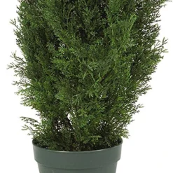 Nearly Natural 5172 4ft. Cedar Tree Silk Tree (Indoor/Outdoor),Green,49.5" X 9" X 9" -Nearly Natural Store 61vkneR1bdL